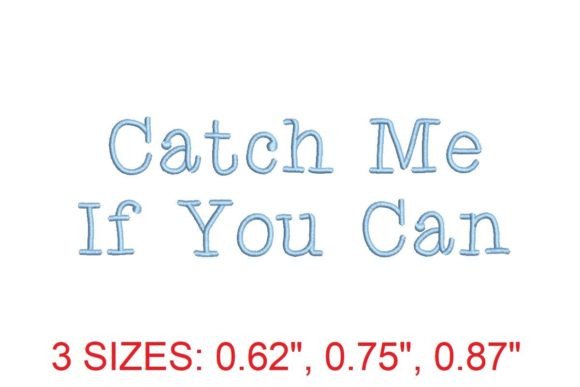 Catch Me If You Can Font Review