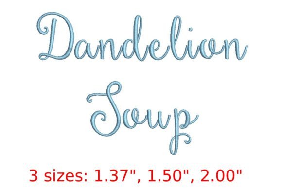 Dandelion Soup Font: A Craft Fair Review