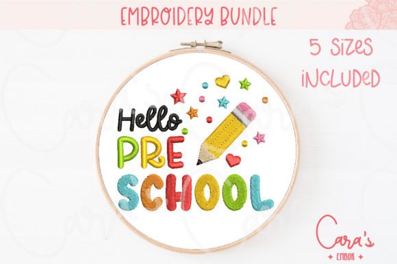 Hello Pre School: A Seasonal Embroidery Review