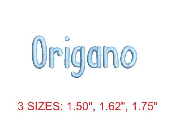 Origano Embroidery Font Review for Apparel