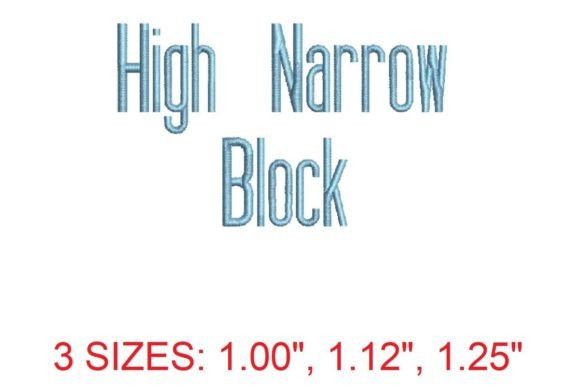 Review: High Narrow Block Font for Holiday Sales