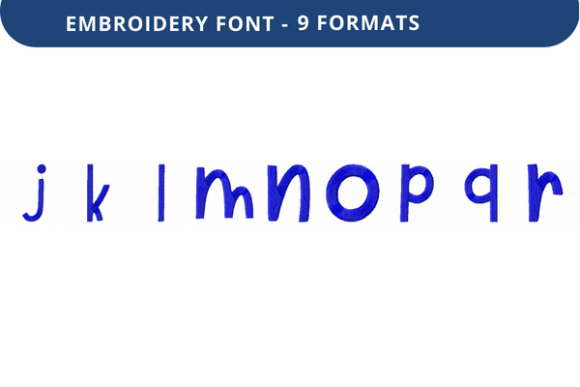Reviewing Play Pen Font Lowercase J to R for Etsy Shops