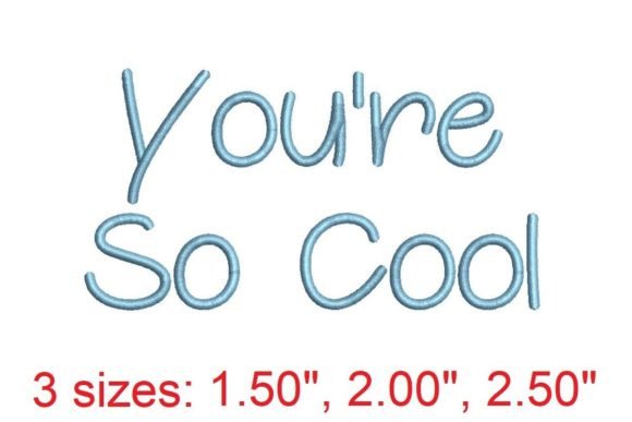 You’re So Cool: A Seller’s Review of This Embroidery Font
